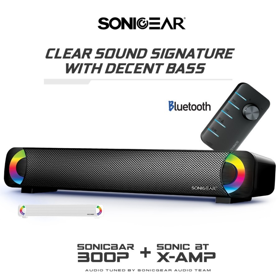 Speaker SonicGear Sonicbar 300-P Passive &amp; Sonic BT X AMP Bluetooth |