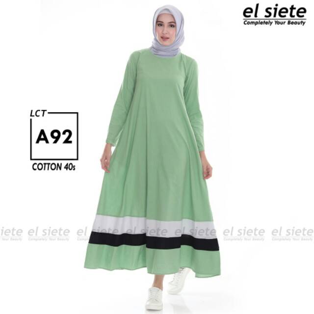 25 Gamis  El Siete  Terbaru Model  Baju  Gamis  Celana 