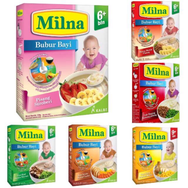 Milna Bubur Bayi 6 bulan+ 120gr