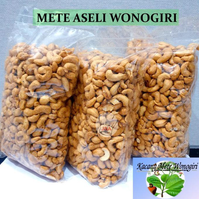 

Ready Stok Kacang Mete Asli Wonogiri 500Gr 500 Gr Mede Mente Cashew Nut Bukan 1Kg - 500Gr