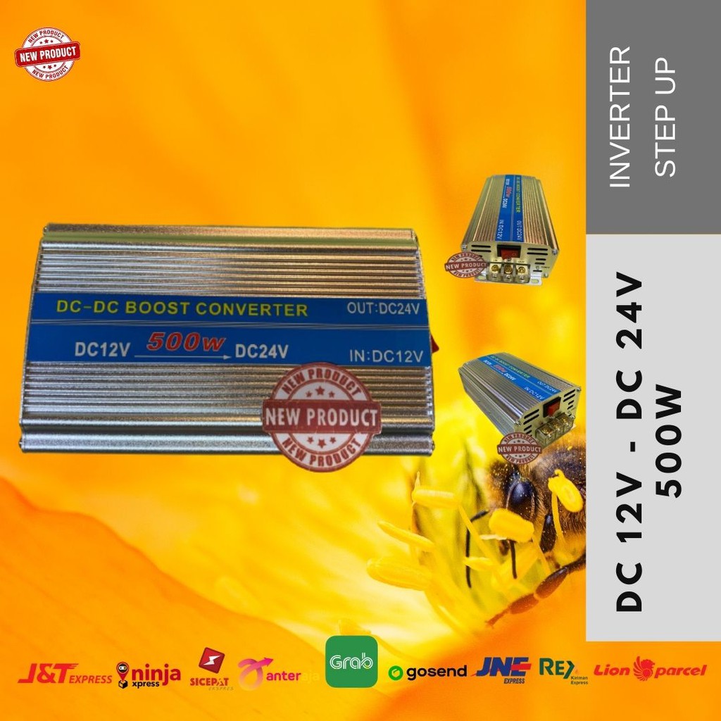 Step Up 12V - 24V 500W DC DC Converter 12 V to 24 V 20 A 500 Watt