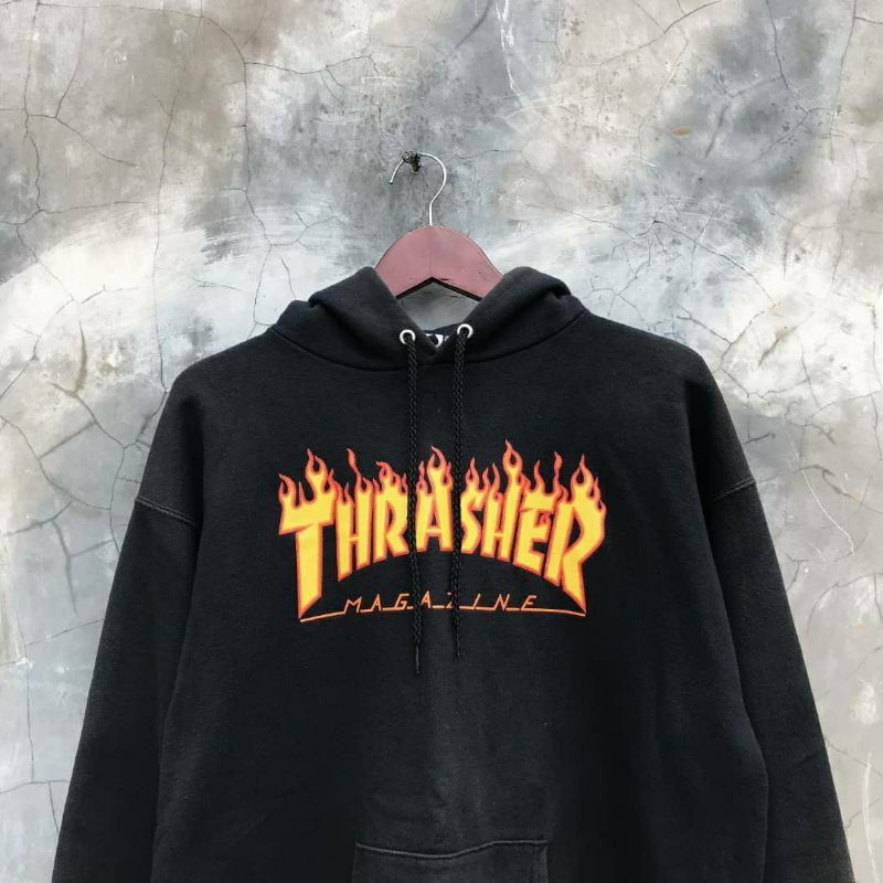 Hoodie thrasher bekas / hoodie thrasher second / pullover hoodie thrasher second