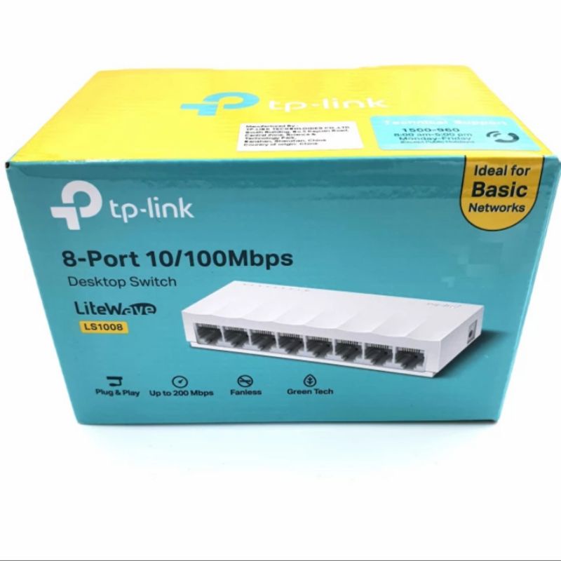 TPLINK LS1008 lan switch 8 port hub rj45tp-link network adapter