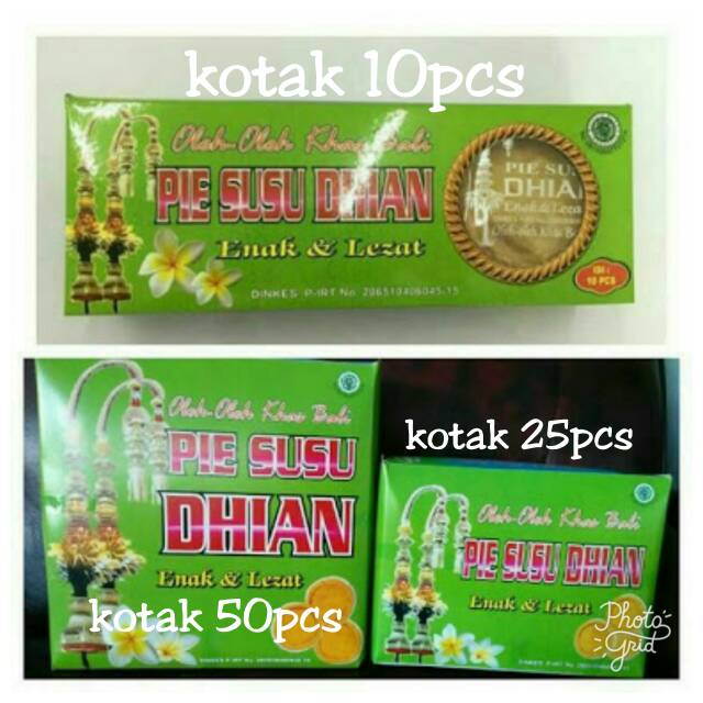 

Oleh-oleh khas bali : Pie Susu Dhian