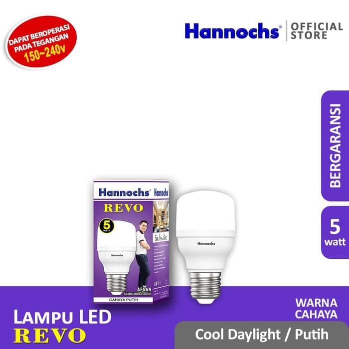 Hannochs LED Revo 5W Cool Daylight/Putih