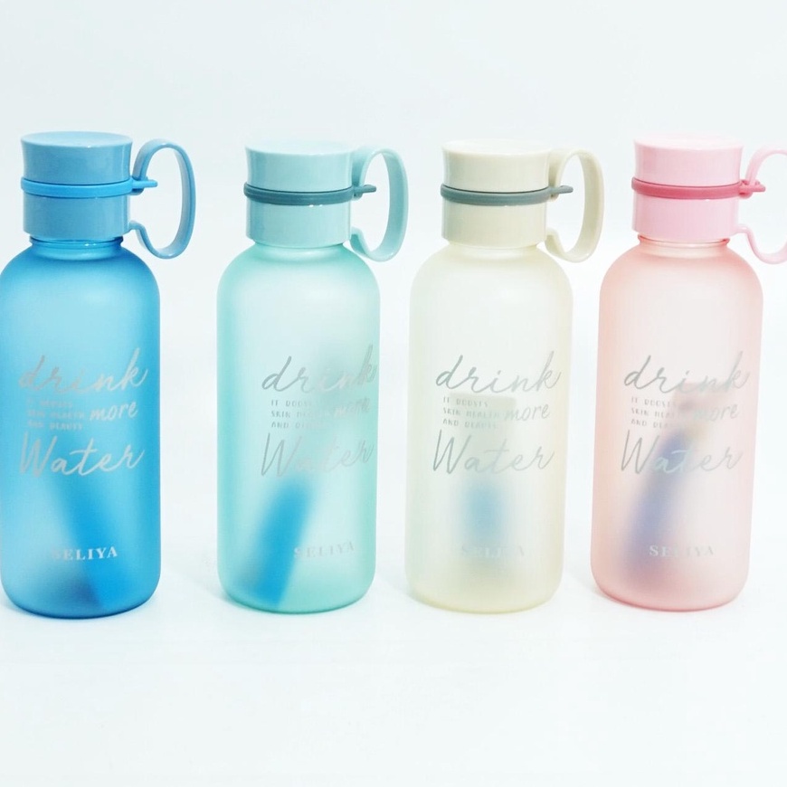 Botol Minum Viral / Botol Minum Kekinian / Botol Minum Seliya 650ml