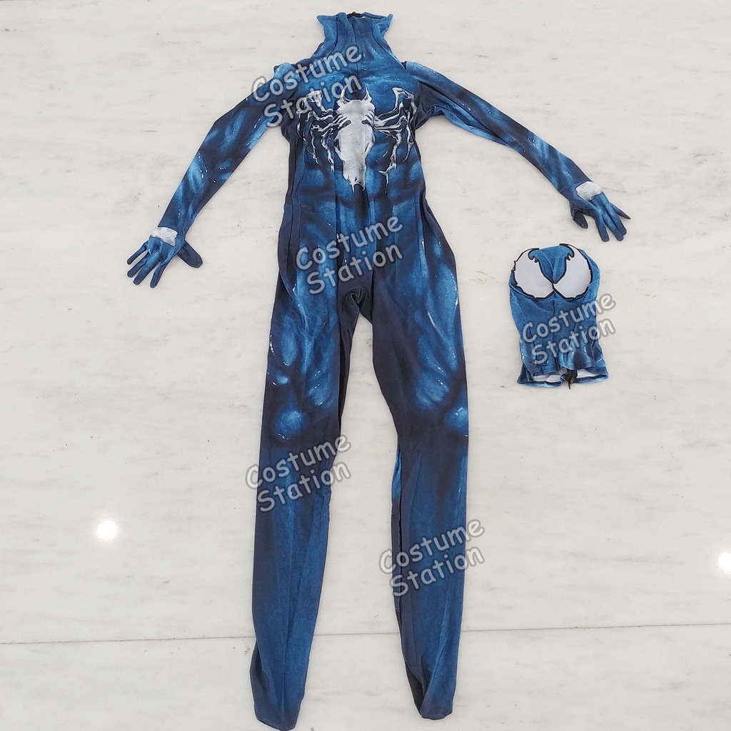 Kostum Venom / Costume Spiderman Symbiote Marvel pria dewasa