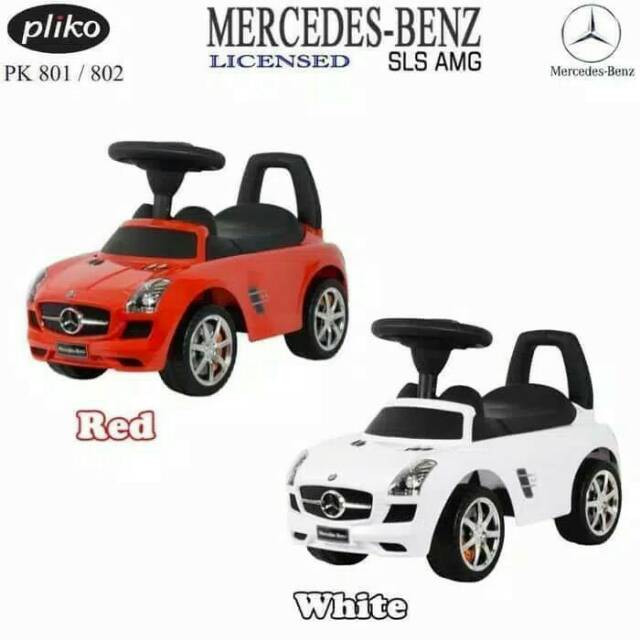 PLIKO RIDE  ON  801 802 Mercedes Benz Mainan Mobil Tanpa Aki