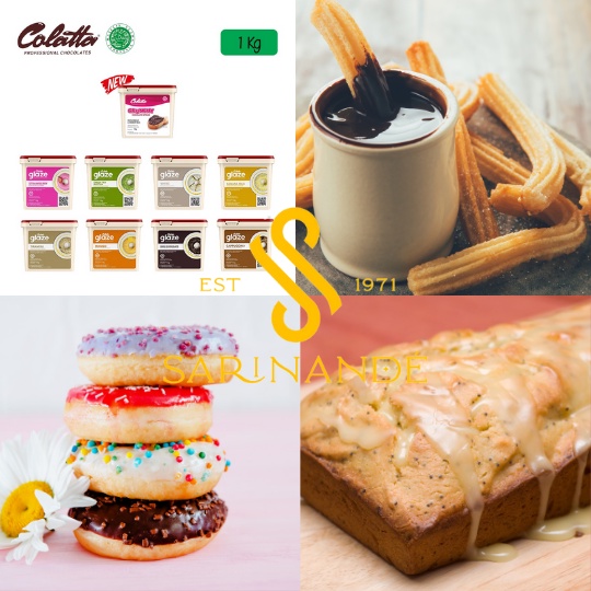 

Colatta Glaze Dark | Tiramisu, Cappuccino, White, Mango, Green tea Matcha 500Gr | Bahan Pelapis Kue