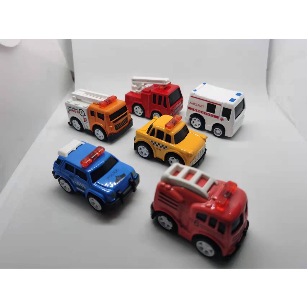 Mainan anak Mini Die Cast Car Emergency Rescue Team Mobil Mobilan Tim Penyelamat Darurat