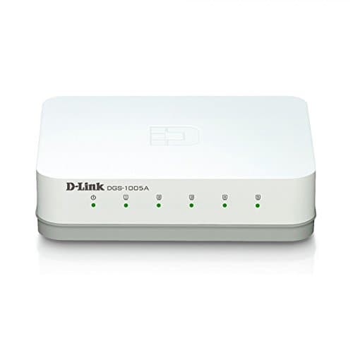 Networking D-Link Desktop 5 Port 10/100/1000 Gigabit Switch - DGS-1005A/C