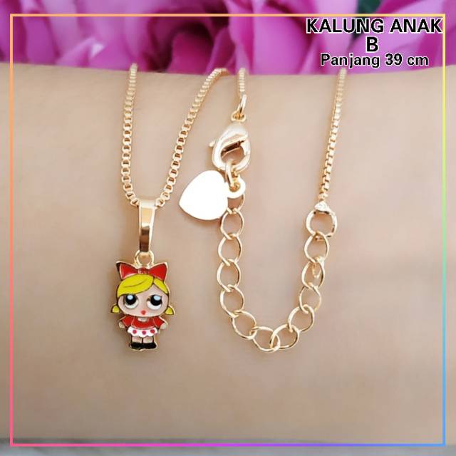 Kalung xuping kalung anak LOL lapis emas gold H130