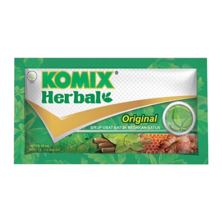 Komix Herbal Sachet / Meredakan Batuk Berdahak