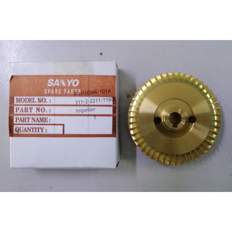 Spare part Pompa Air Sanyo Impeller PH-100 AN