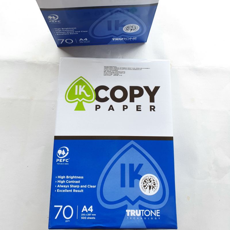 

IK Copy Paper 70g A4 Kertas Fotokopi Kertas Print