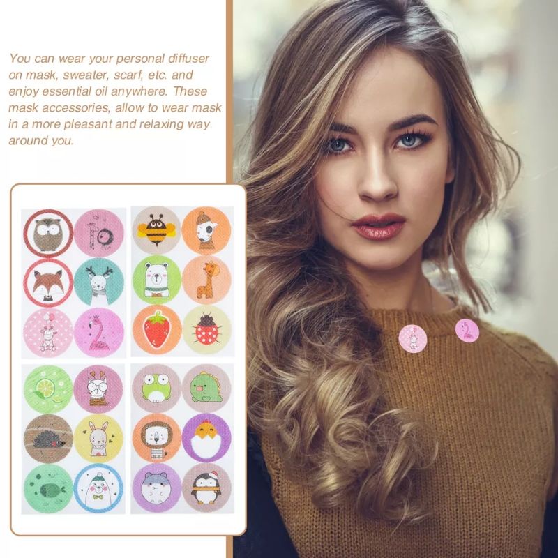 (Pimenova) sticker aroma untuk masker