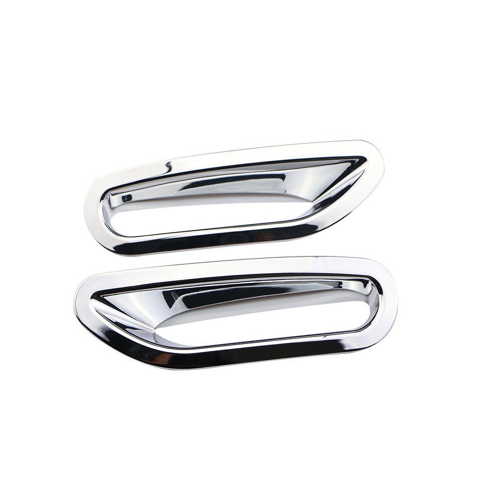 2pcs Stiker Cover Trim Lampu Kabut Belakang Mobil Bahan ABS Krom Untuk Nissan X-Trail T32 2014-2020