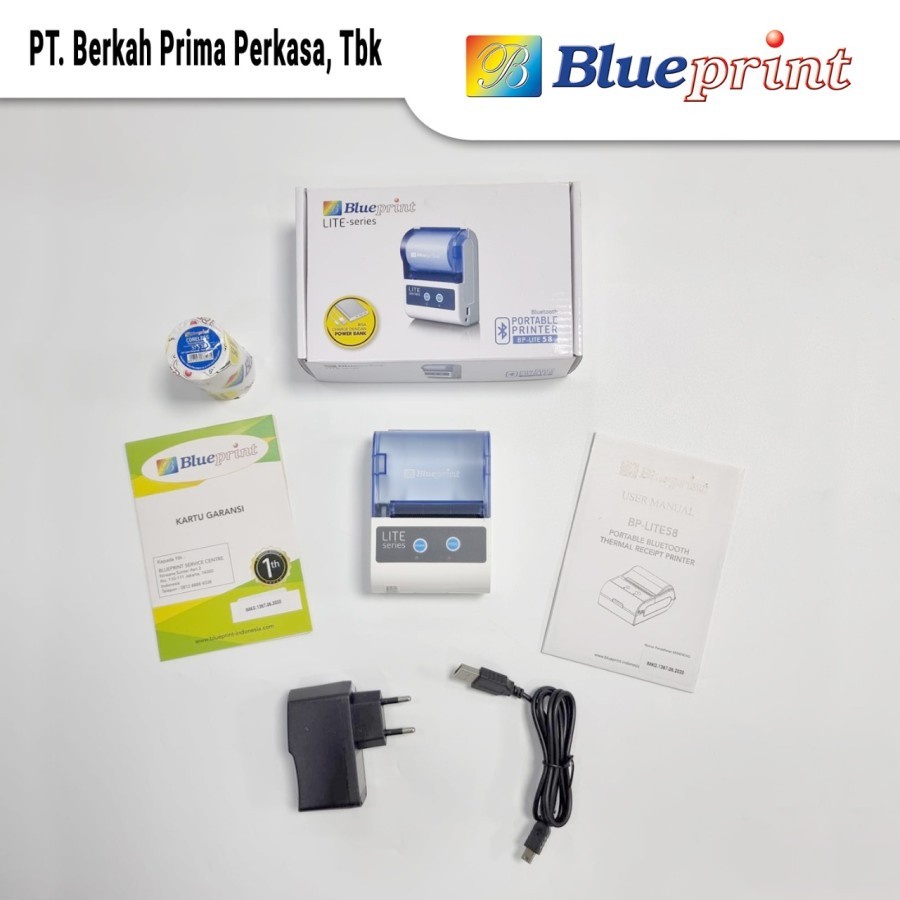 Printer Thermal Portable Bluetooth USB BLUEPRINT BP-LITE58 / LITE 58