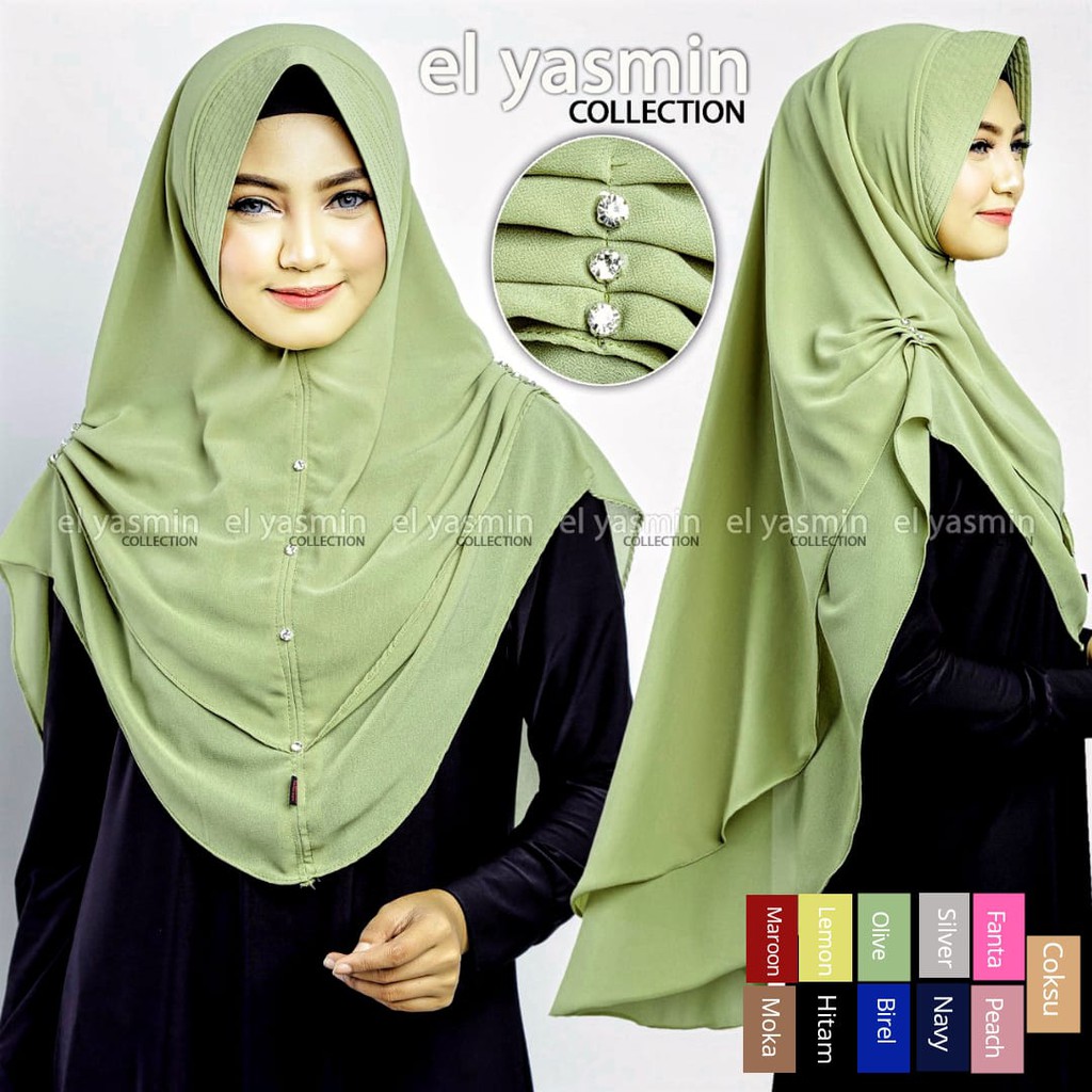 khimar/hijab/jilbab instan el yasmin