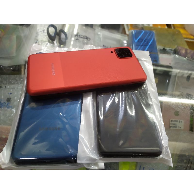 CASING KESING BACK CASING FULLSET FRAME/TATAKAN LCD SAMSUNG GALAXY A12 ORIGINAL