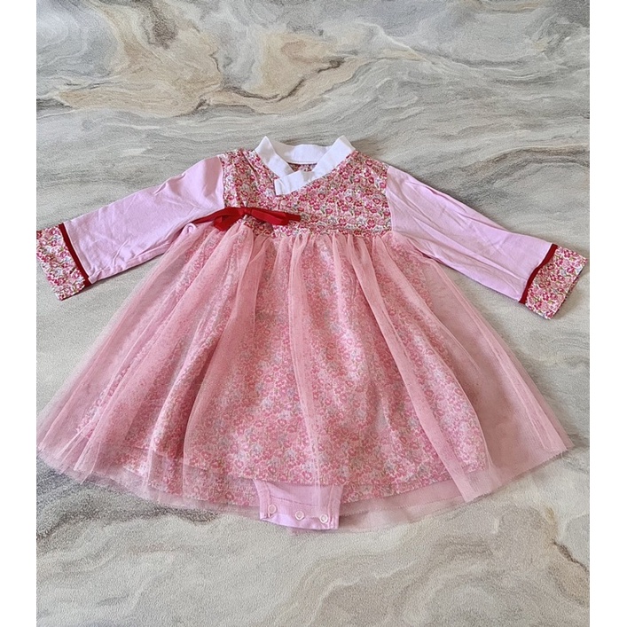 Preloved Dress Anak Hanbok 1thn s/d 2thn