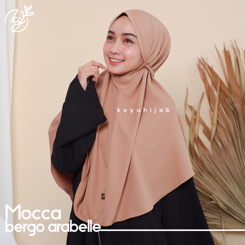 Koyu Hijab Bergo Instan Arabelle Premium Super Best Seller