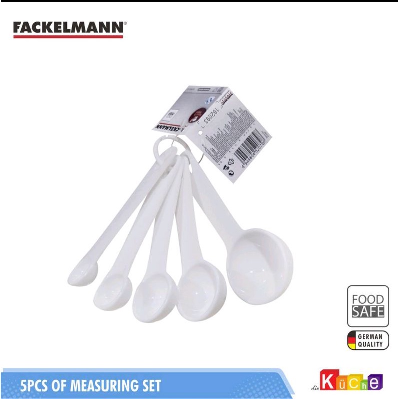 sendok takar Fackelmann 5pcs of Measuring spoon Set sendok takaran set isi 5