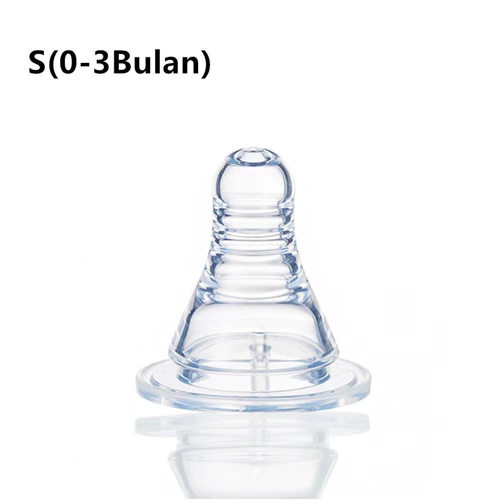 MOMMYCARE Pigeon Silikon Dot Pengganti BPA FREE empeng bayi Slim Neck-#A53 S(0-3Bulan)
