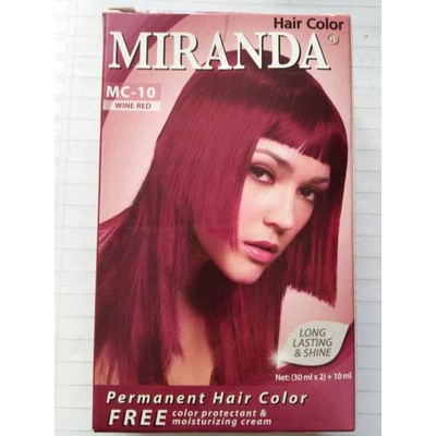 [23 WARNA] [BPOM] Miranda Hair Colour 30gr 30ML | Cat Rambut Miranda | Black Hitam | Brown Coklat | Blue Biru | Pastel | Golden Kuning