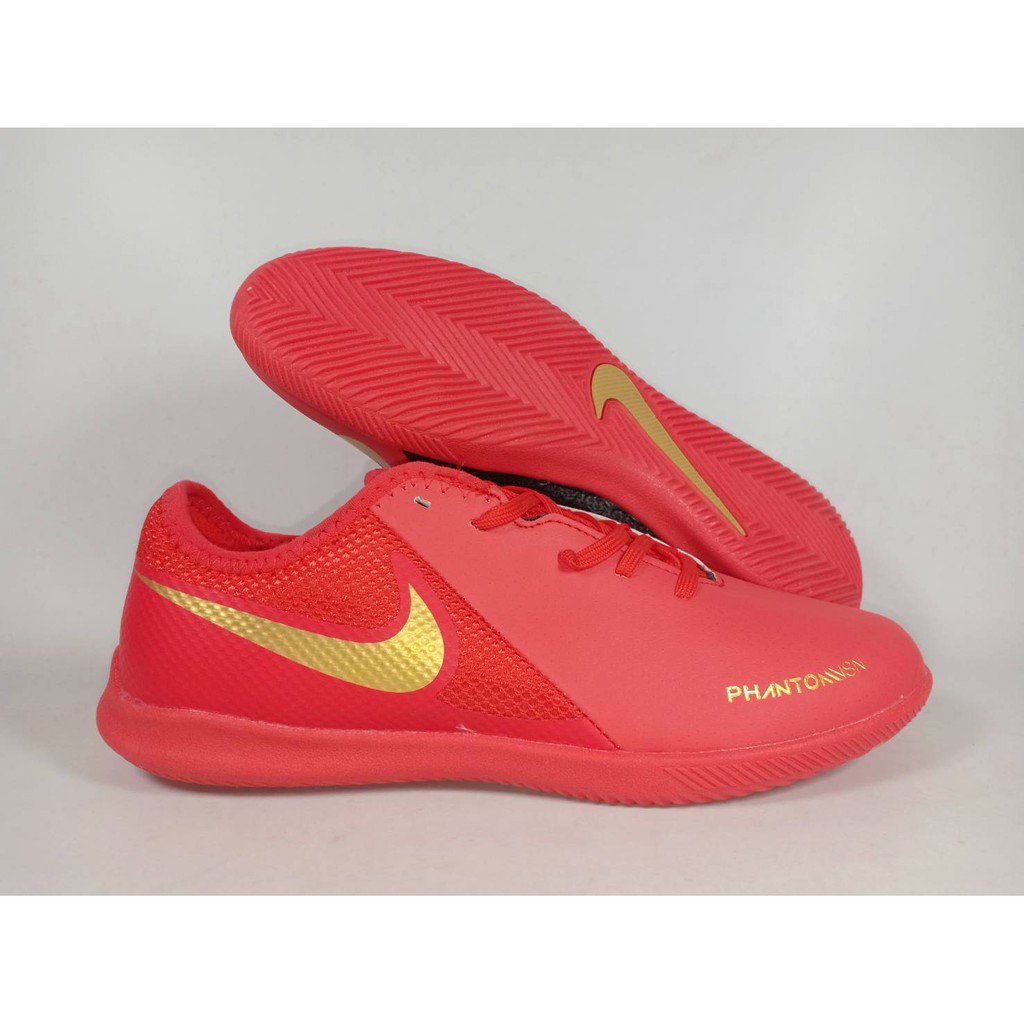 Sepatu Futsal Nike Phantom VSN Academy Red Gold