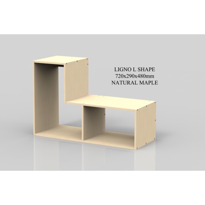 RAK LEMARI SERBAGUNA SUSUN 3 / RAK BAJU / RAK MAINAN - LIGNO L SHAPE