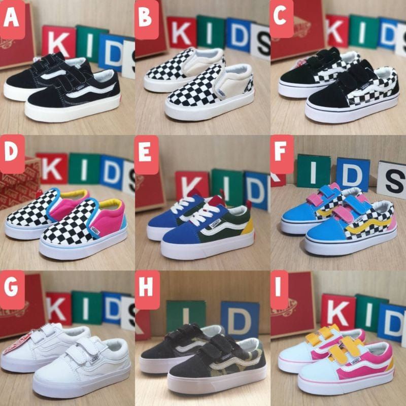 SEPATU VANS ANAK LAKI LAKI PEREMPUAN SEPATU ANAK IMPORT SEPATU ANAK KECIL