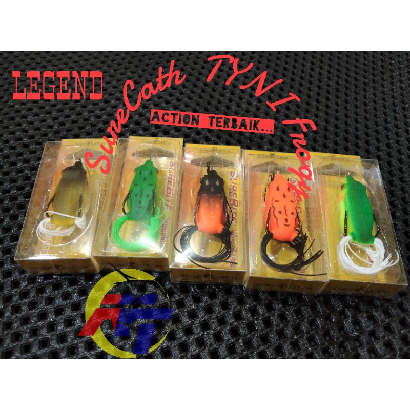 LURE SOFT FROG SF FROGY SURECATCH TINY weedless kodok karet
