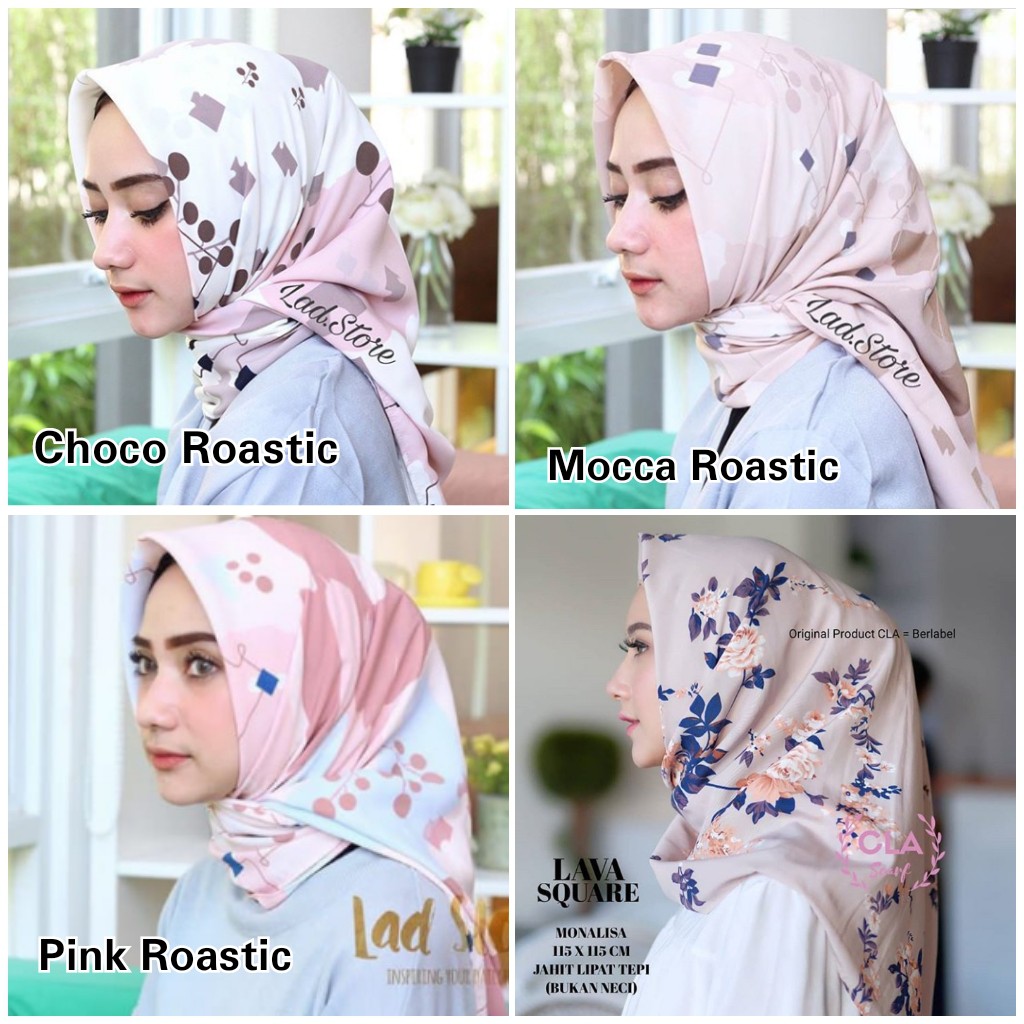 Hijab Segiempat Motif Shabby Chic Shopee Indonesia