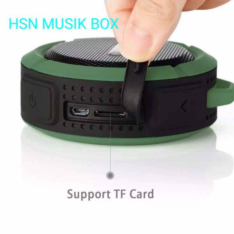 HSPEAKER MINI BLUETOOTH ANTI AIR C6 / MUSIC BOX BLUTUT / MUSIK BOK BASS PORTABLE MP3