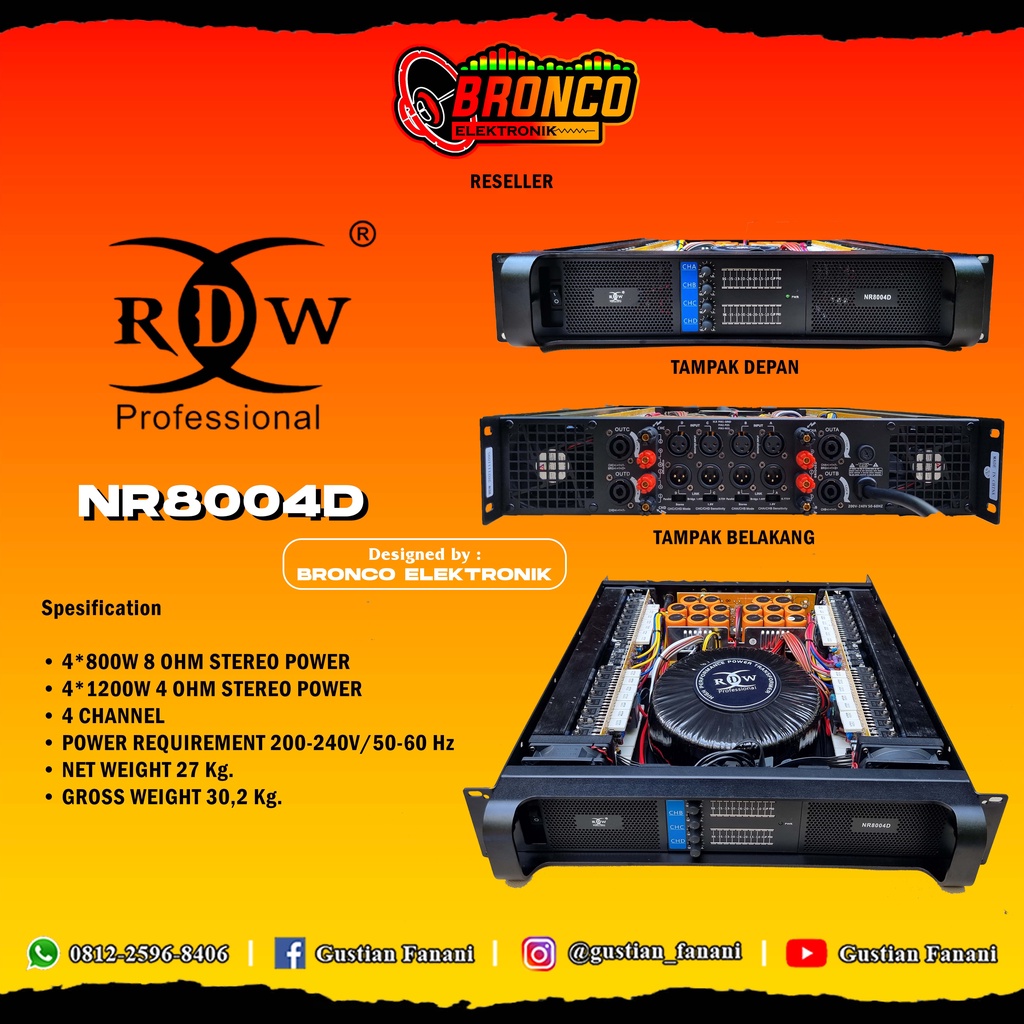 POWER RDW NR8004D