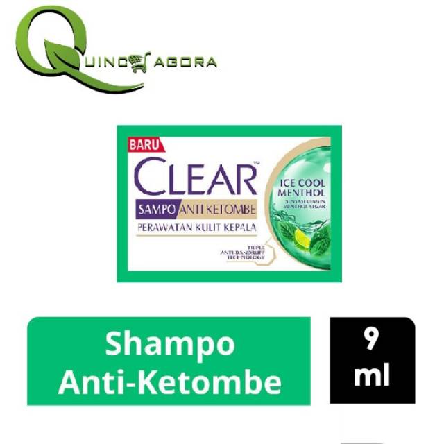 Shampoo Clear Ijo Sachet - Ice Cool Menthol 10 ml