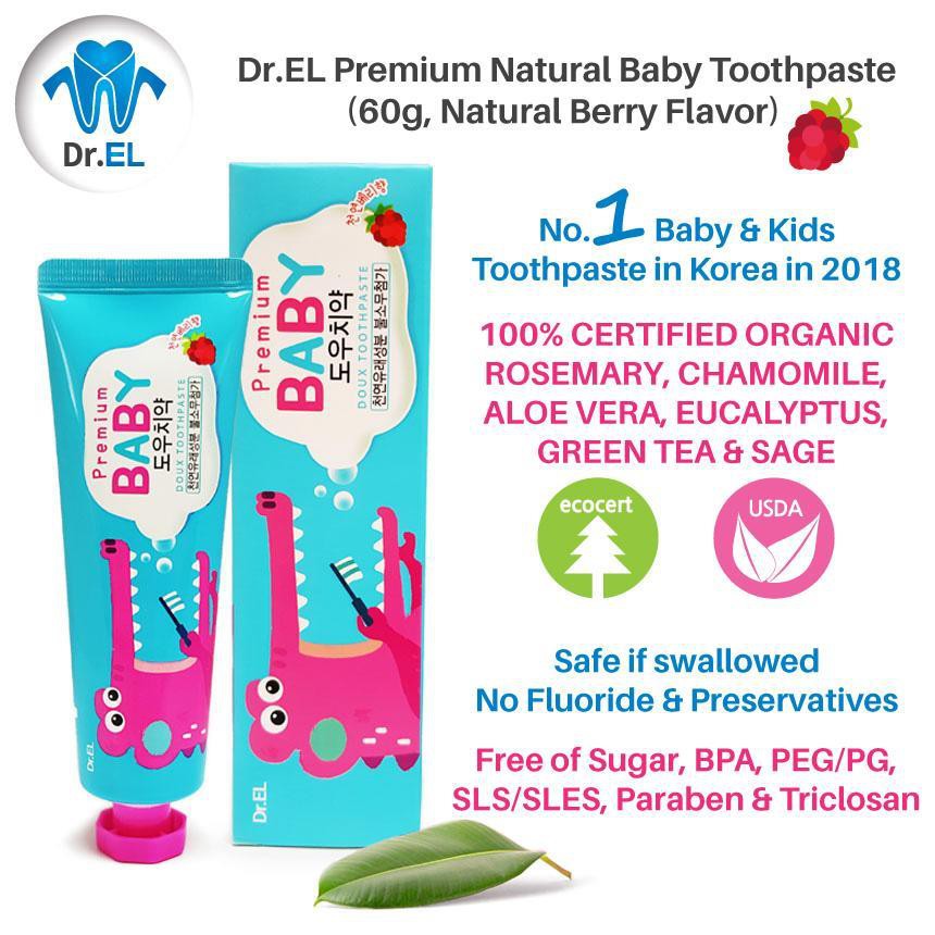 Dr.EL Premium Toothpaste (Made in Korea) / Odol bayi anak