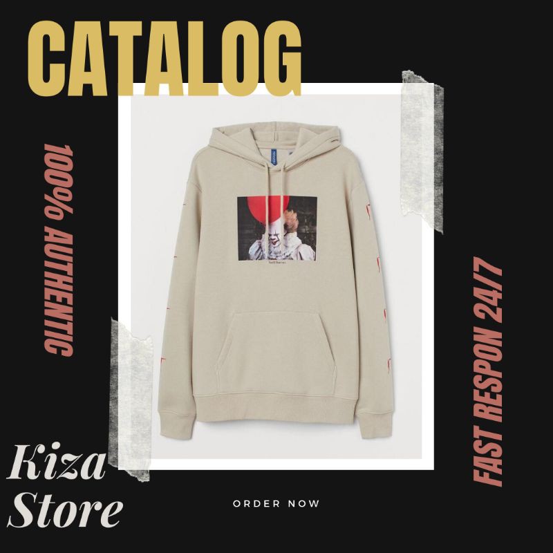 

(COD) H&M IT WHITE ORIGINAL FULL TAG BEST SELLER