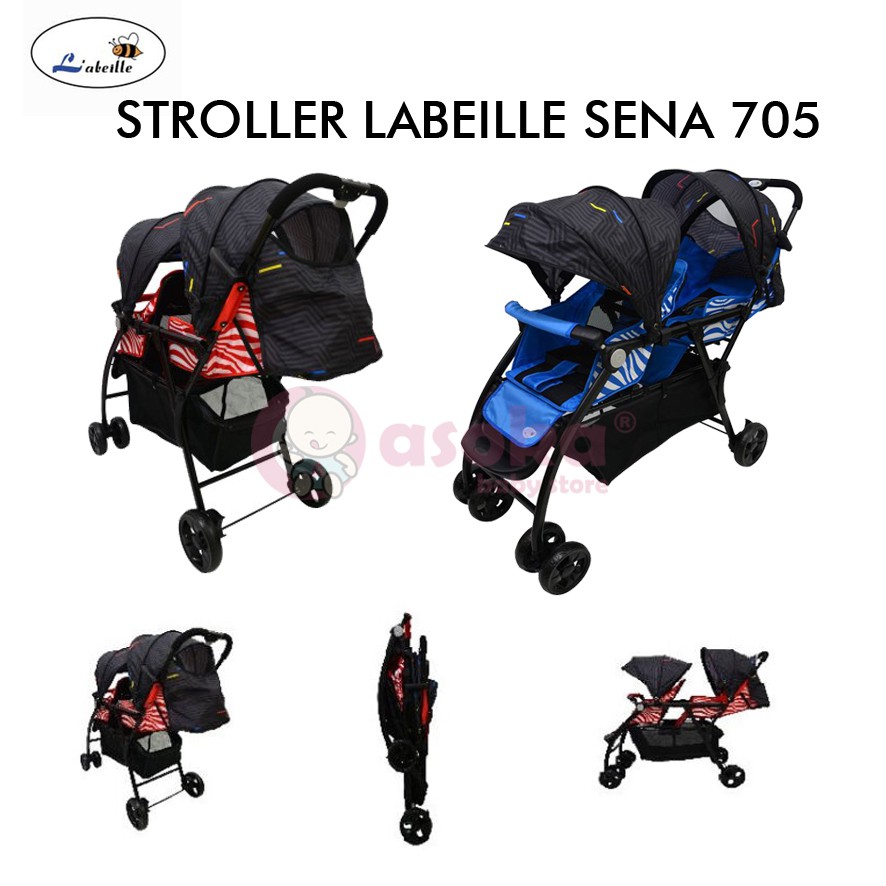 Stroller Labeille Sena 705 / Stroller Kembar ASOKA