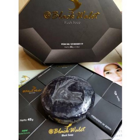 Sabun blackwalet harga 1 paket isi 3 Blackwallet black walet wallet original aslii