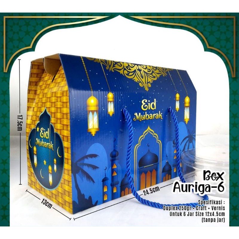 

BOX AURIGA-6 / DUS EID MUBARAK - 1 PCS