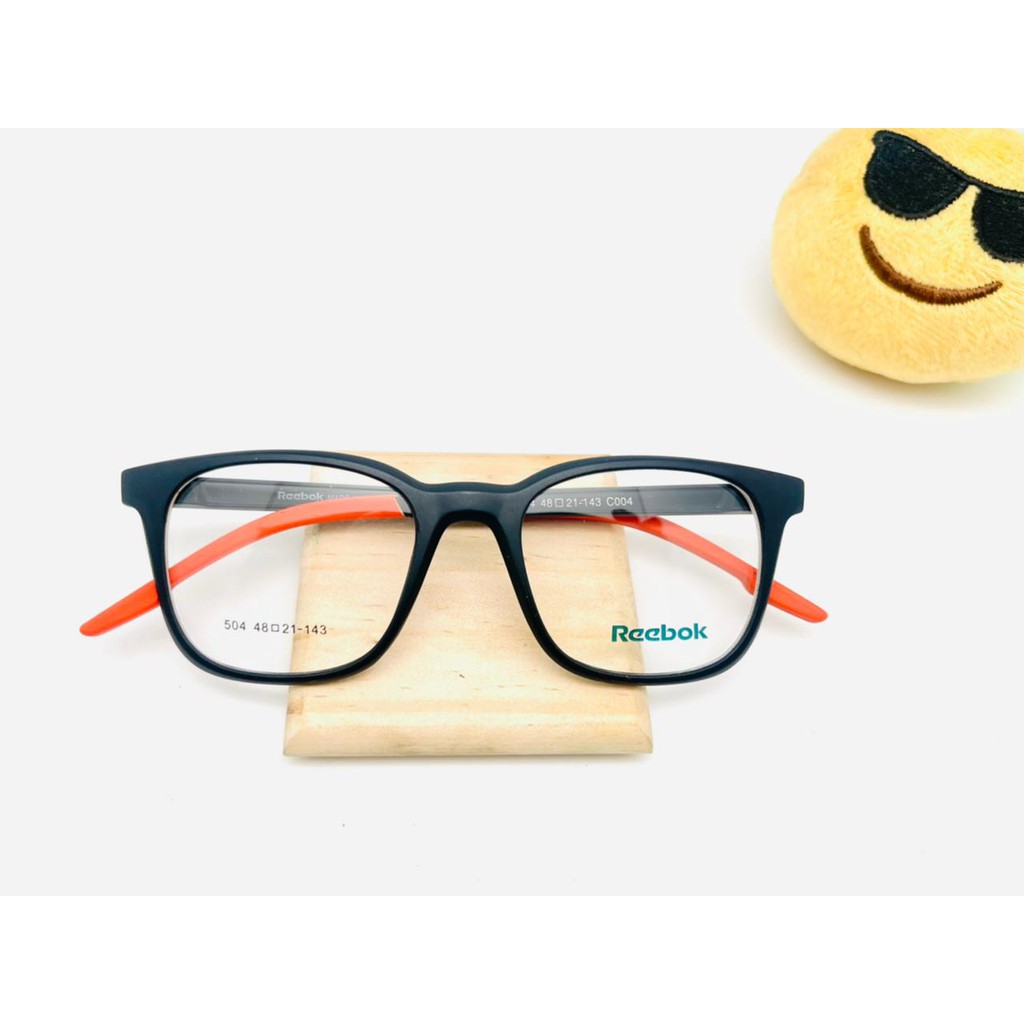 Frame Kacamata Pria Reebok 504 Black Orange