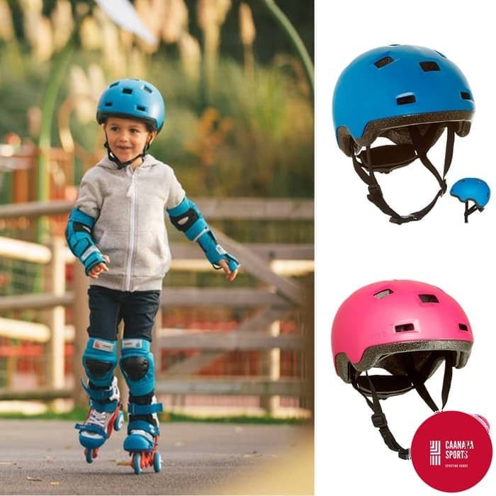OXELO Helm Sepeda / Skateboard / Sepatu Roda Anak ORI DECATHLON