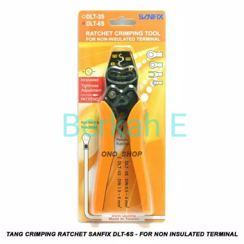 Tang Crimping Ratchet Sanfix DLT-6S - For Non Insulated Terminal