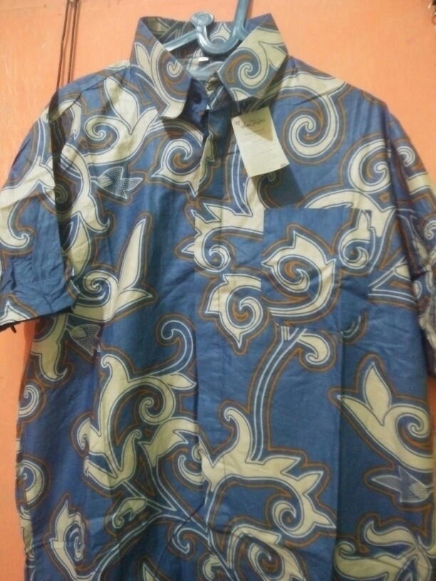 Size M L Xl Xxl Xxxl Bswart Batik Hrb026 Kenongo Hem Pendek Padi Pekalongan M L Xl Batik Pria Murah