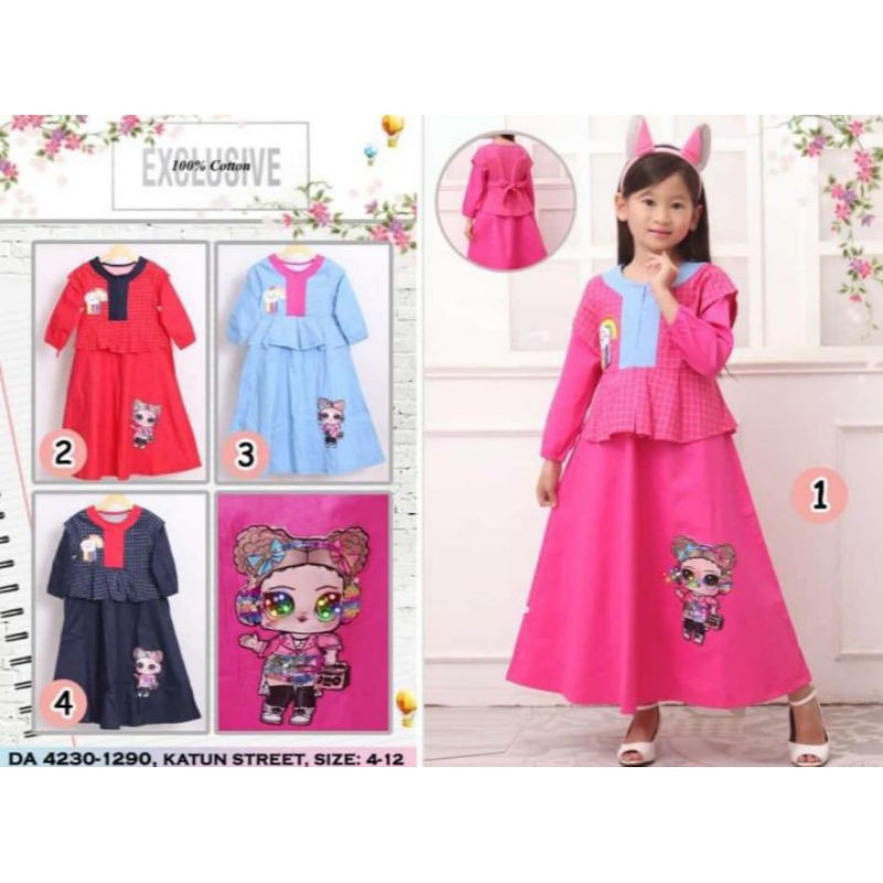 Gamis anak teddy bear