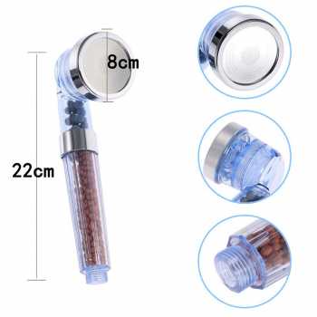 Kepala Shower Filter Aerator / Kepala Shower Mandi Stainless Aliran Kuat Hemat Air / Kepala Shower Kamar Mandi Kran / Kepala Shower Mandi Filter Aerator kepala shower mandi kenceng / Kepala Shower Filter Aerator Shower Head 4 in 1 Mineral Ion Free Sel