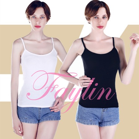 FAYLIN | Tanktop Wanita Tali Kecil Katun Cotton / Atasan Wanita Polos | art FAY 11