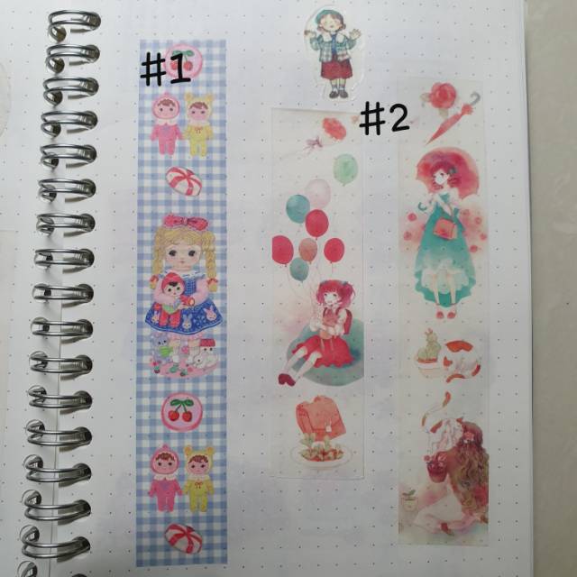 

washi tape sample for scrapbook and journal ( per meter )